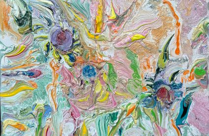 Marc Mulders, A garden path 12.10.24 40 x 60 cm