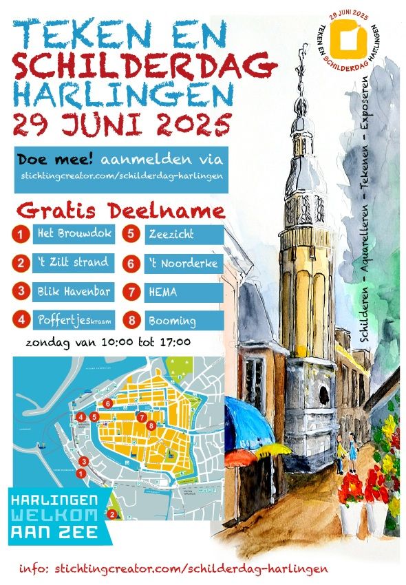 Affiche Schilderdag Harlingen 2025