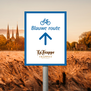Volg de bordjes met daarop 'Blauwe route La Trappe' en fiets door het mooie Brabant!