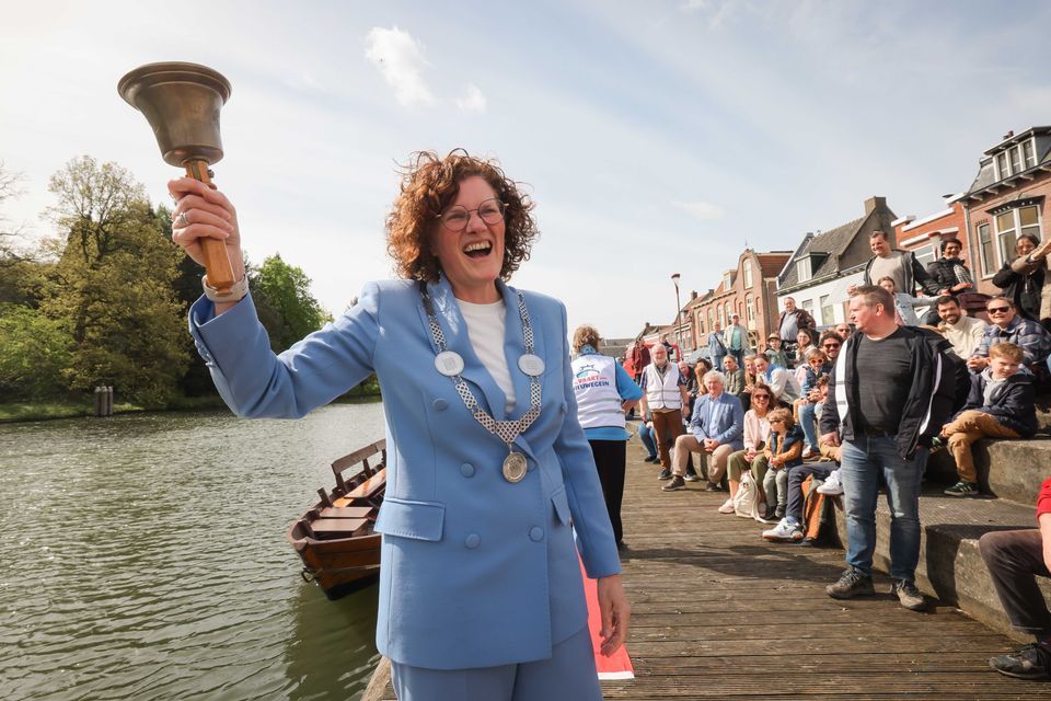 Burgemeester Marijke van Beukering tijdens Dag van de Vaart 2024