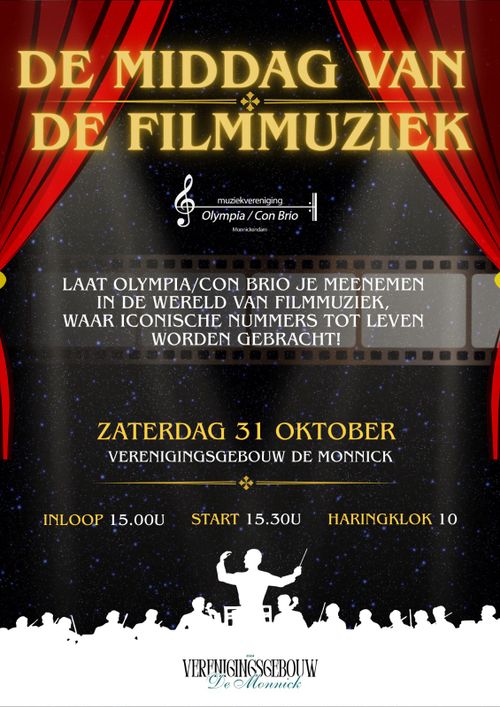 Poster de middag van de filmmuziek