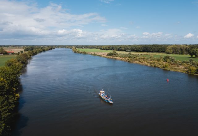 Voet- en Fietsveer Blitterswijck-Wellerlooi in Noord-Limburg