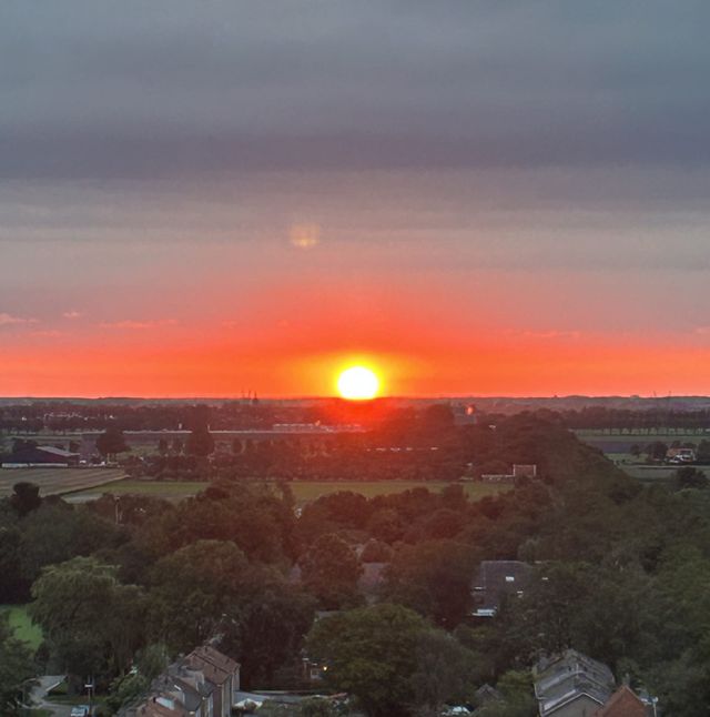 Zonsondergang bij de keyserklim