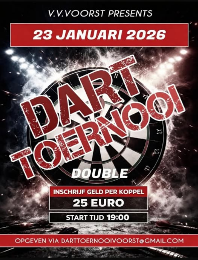 Darttoernooi VV Voorst