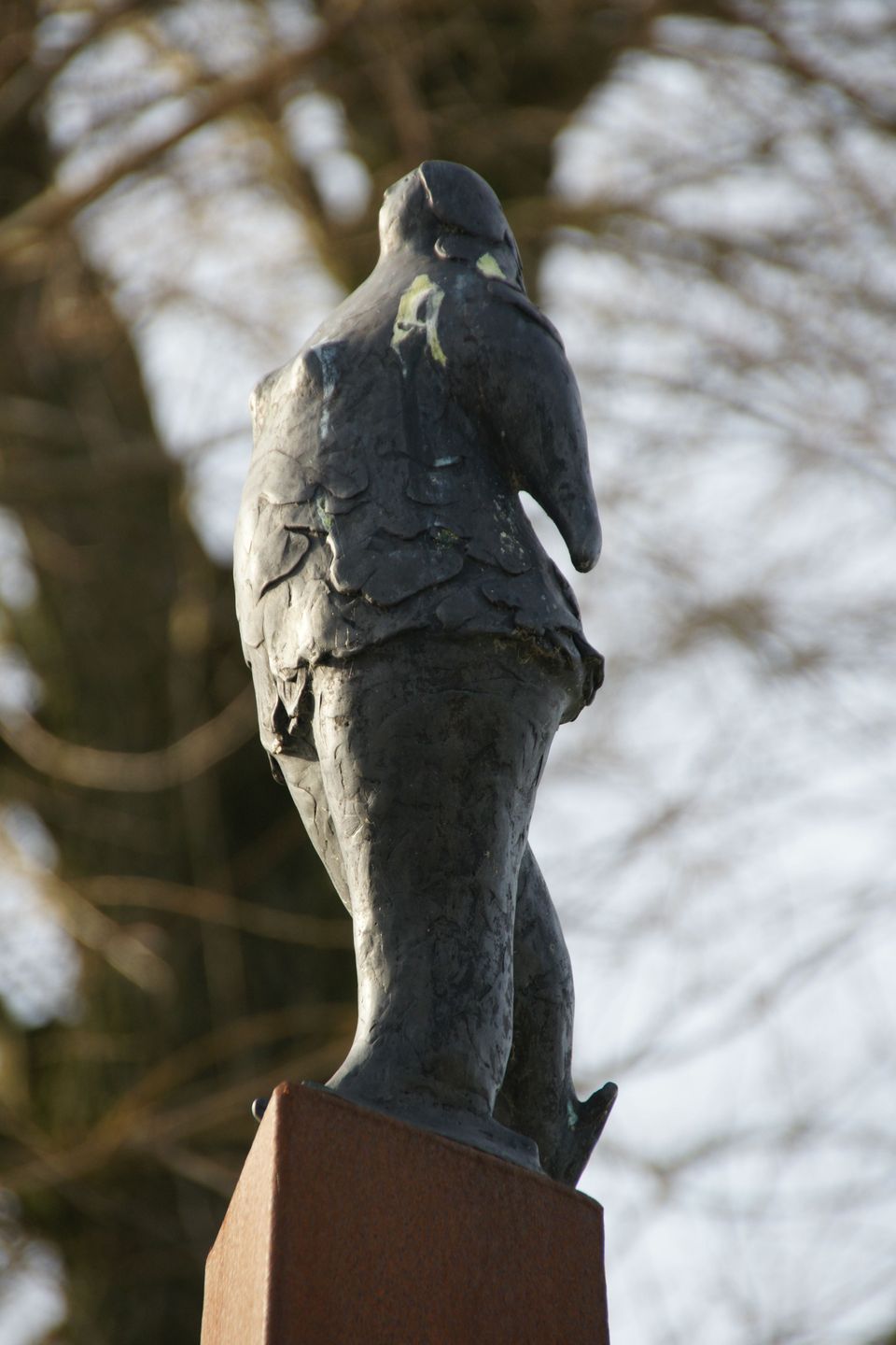 Elfstedentocht beeld Aukje in Franeker