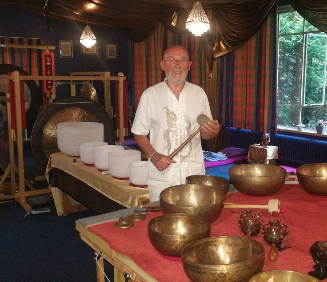 Klankschalen met Joop