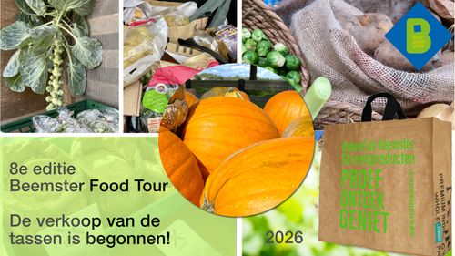 Verkoop tassen Beemster Food Tour is gestart