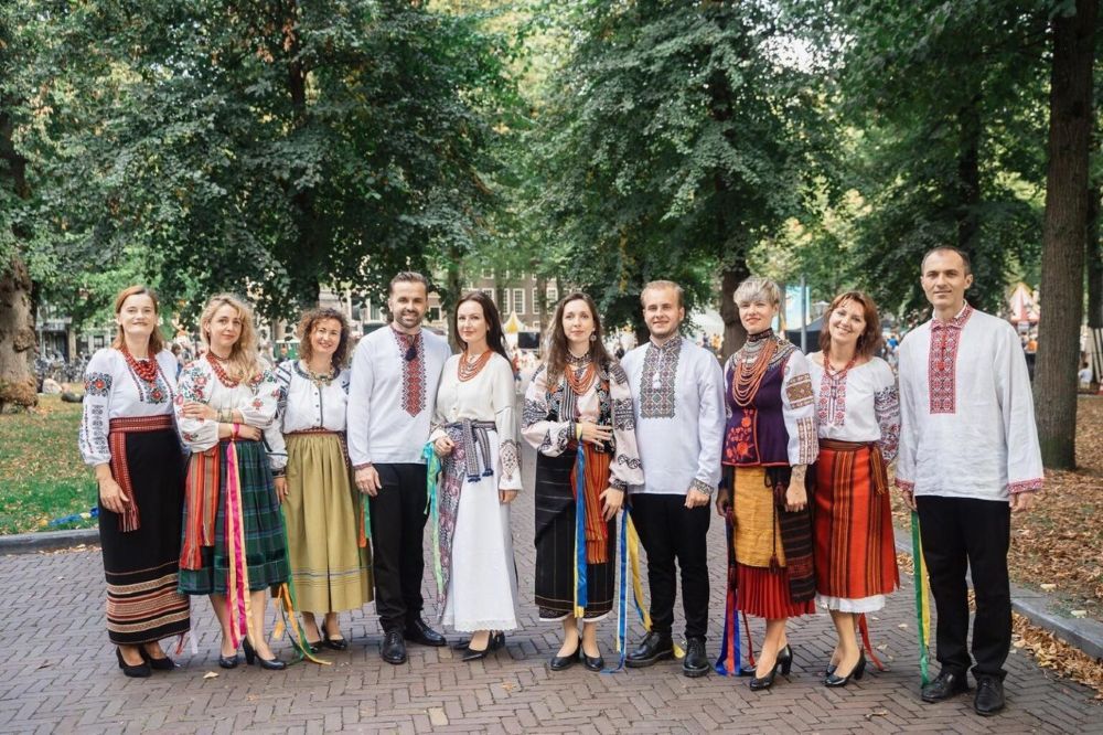 Optreden van Oekraïns koor Korali in Wormer