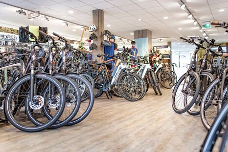 Fietsspecialist Jacob Bonenberg showroom