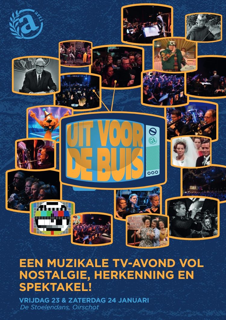aankondiging concert Arti Uit voor de buis