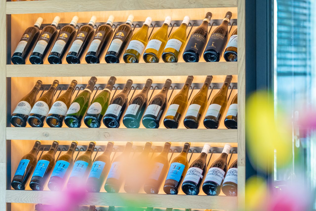 Ruim 50 Europese wijnen, allen ook per glas te bestellen