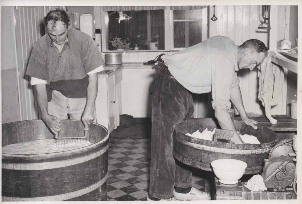Kaasmakerij de Sophiahoeve in de jaren 50