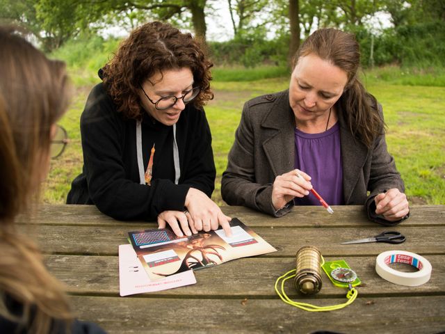 Lekker in de buitenlucht puzzelen bij Taribush de Jachthut