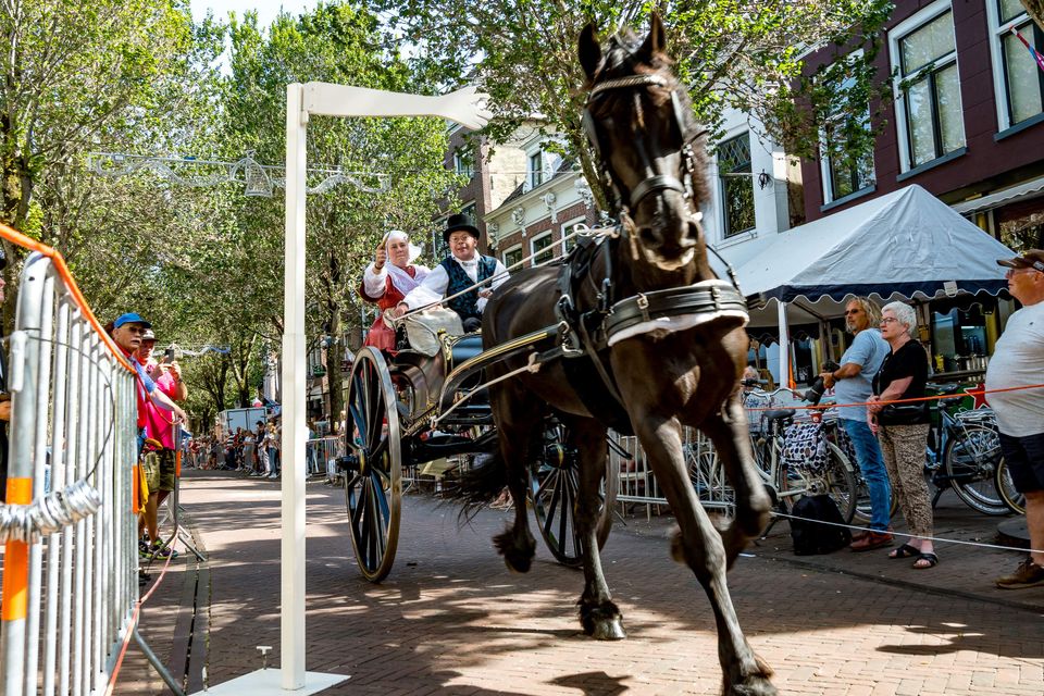Ringrijderij tijdens de Visserijdagen
