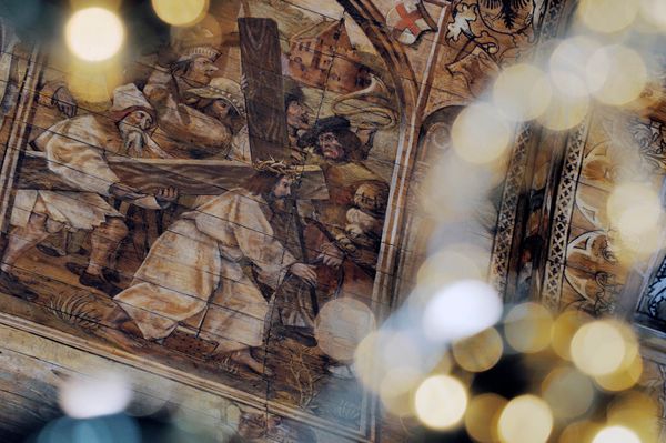 Grote Kerk Naarden geschilderd tongewelf