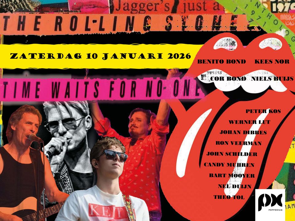 Een poster van The Rolling Stones