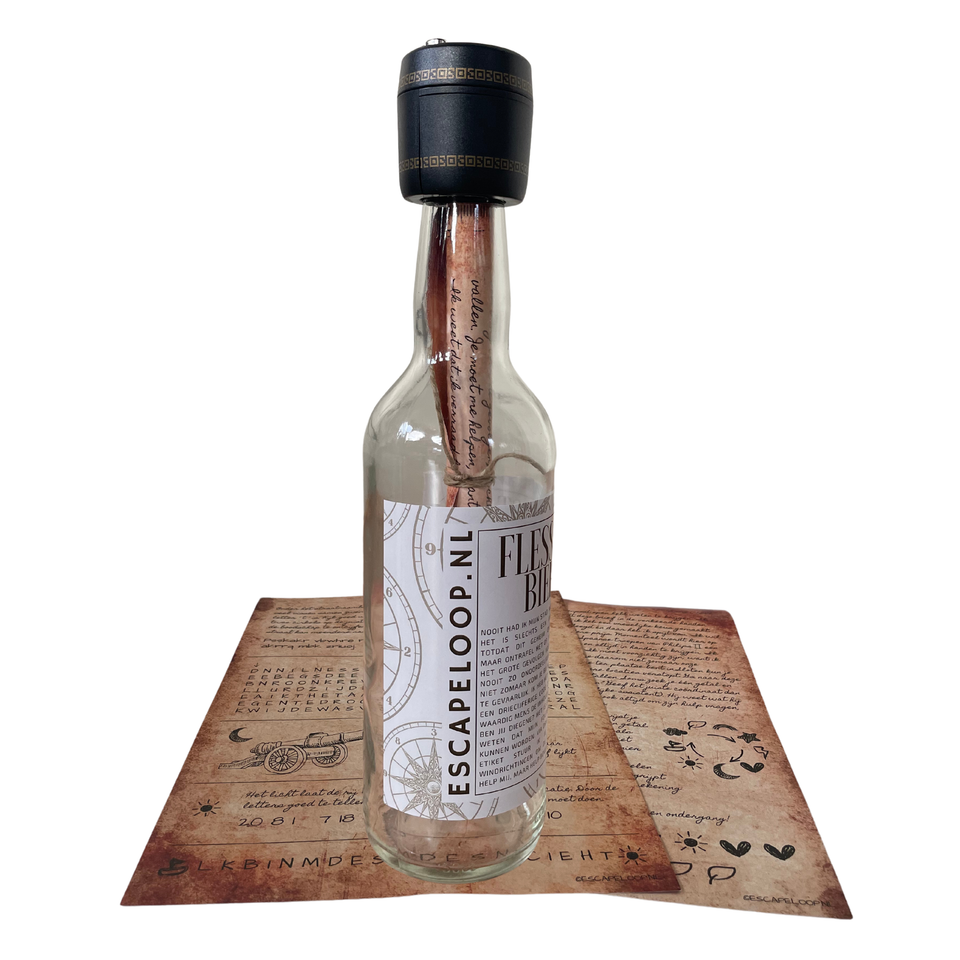 Flessenpost van het bierschip