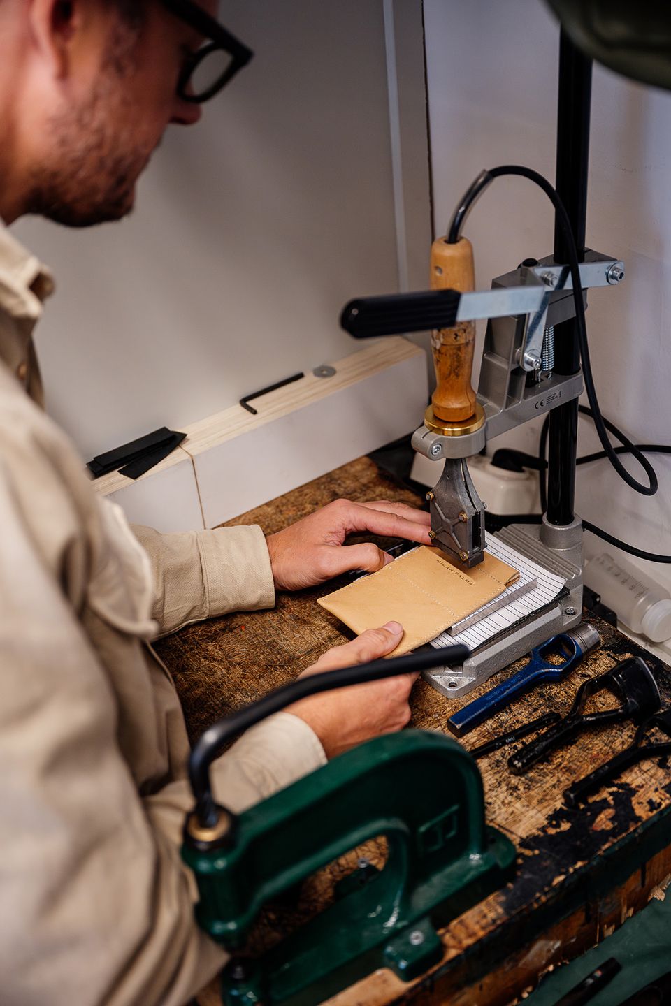 Milan Palma crafted leather in Maastricht