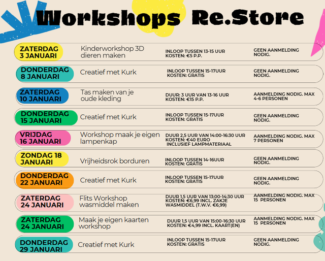 Workshops Re-Store