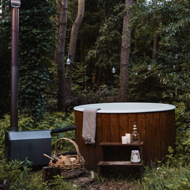 Hottub bij Boshuisjes Eden
