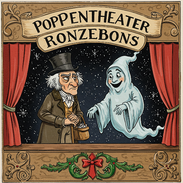 Scrooge en het Kerstspook door poppentheater Ronzebons