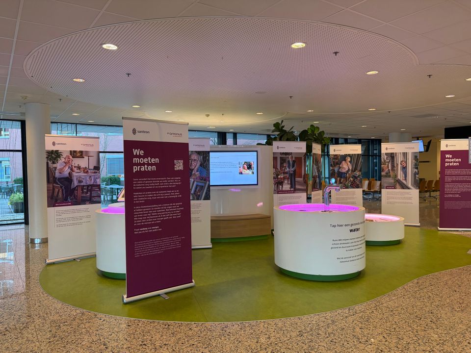 Tentoonstelling in de hal