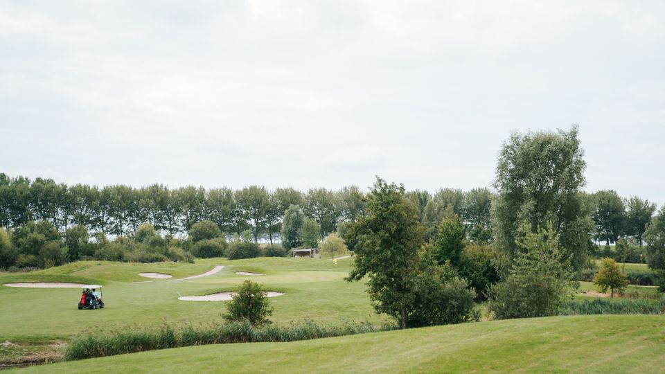 Foto van de golfbaan