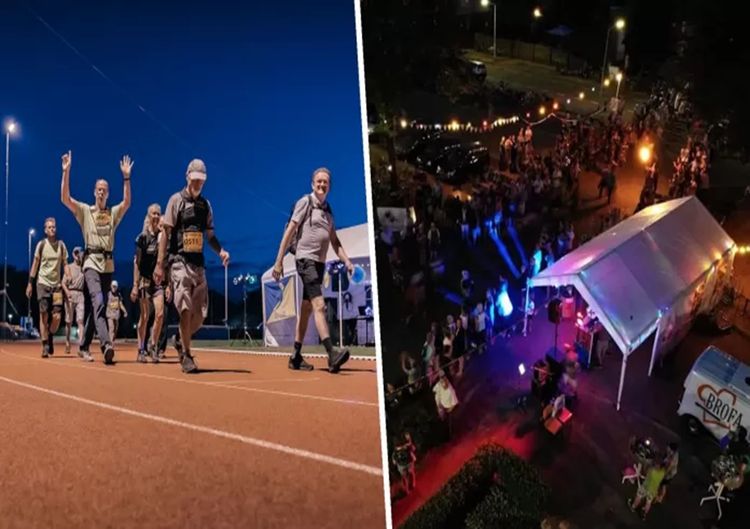 Kennedymars door Deurne - Atletiekbaan AV-GLD- Hellemanstraat