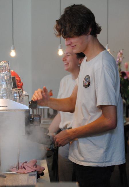 Charlie's Coffee Wyck staff bar Maastricht