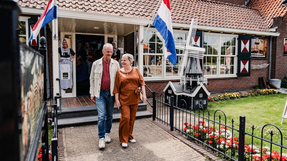 Ingang van een museum