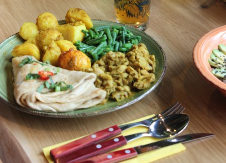 Afbeelding van kipgerecht bij restaurant Madame Jeanette in Almere.