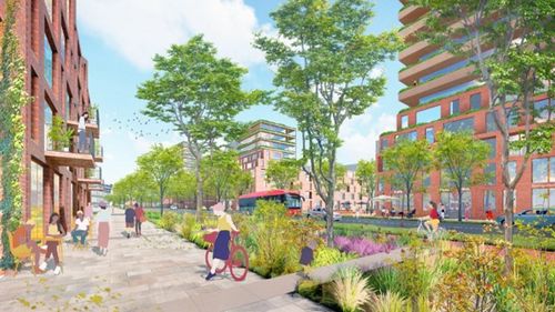Een tekening van Purmerend