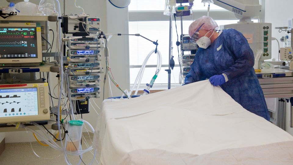 Werken op de IC in het Flevoziekenhuis in Almere