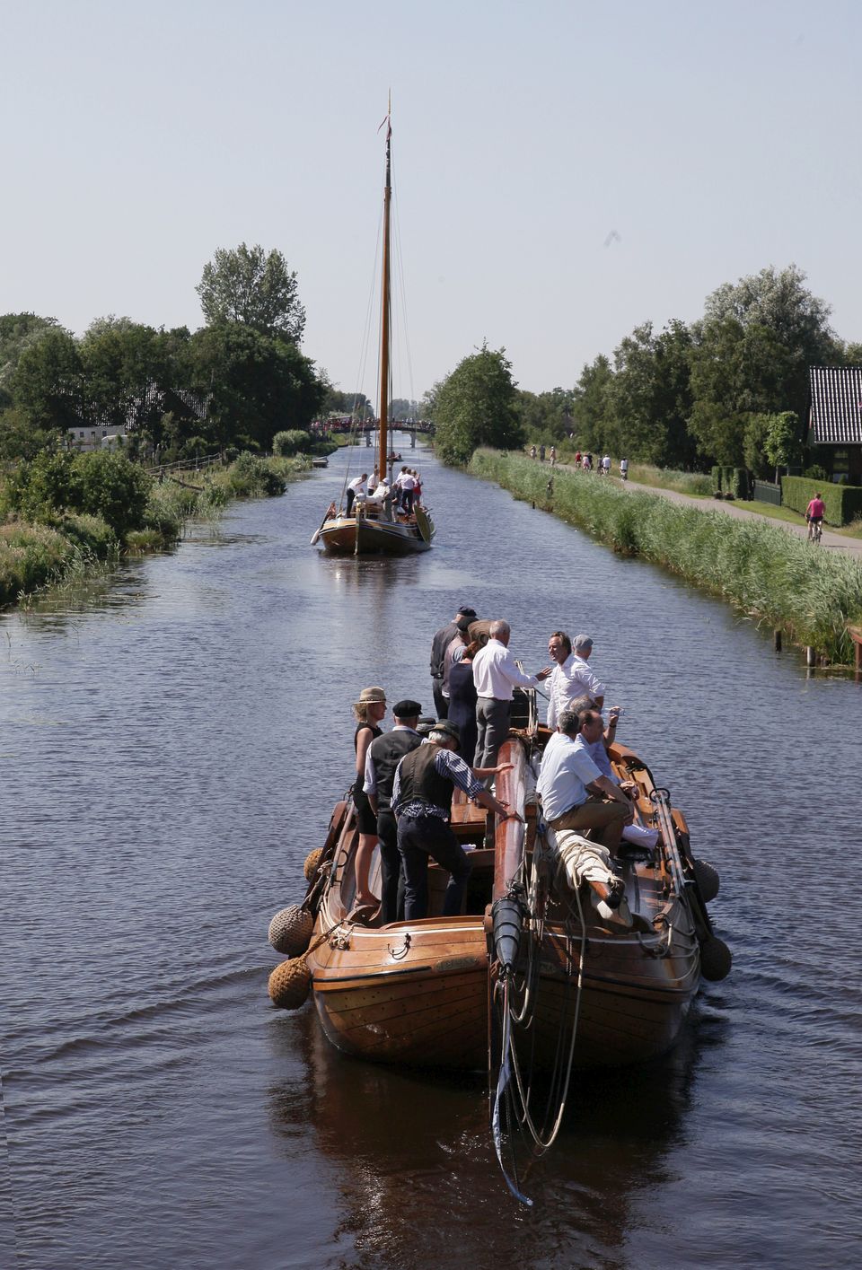 Varen Turfroute historische schepen