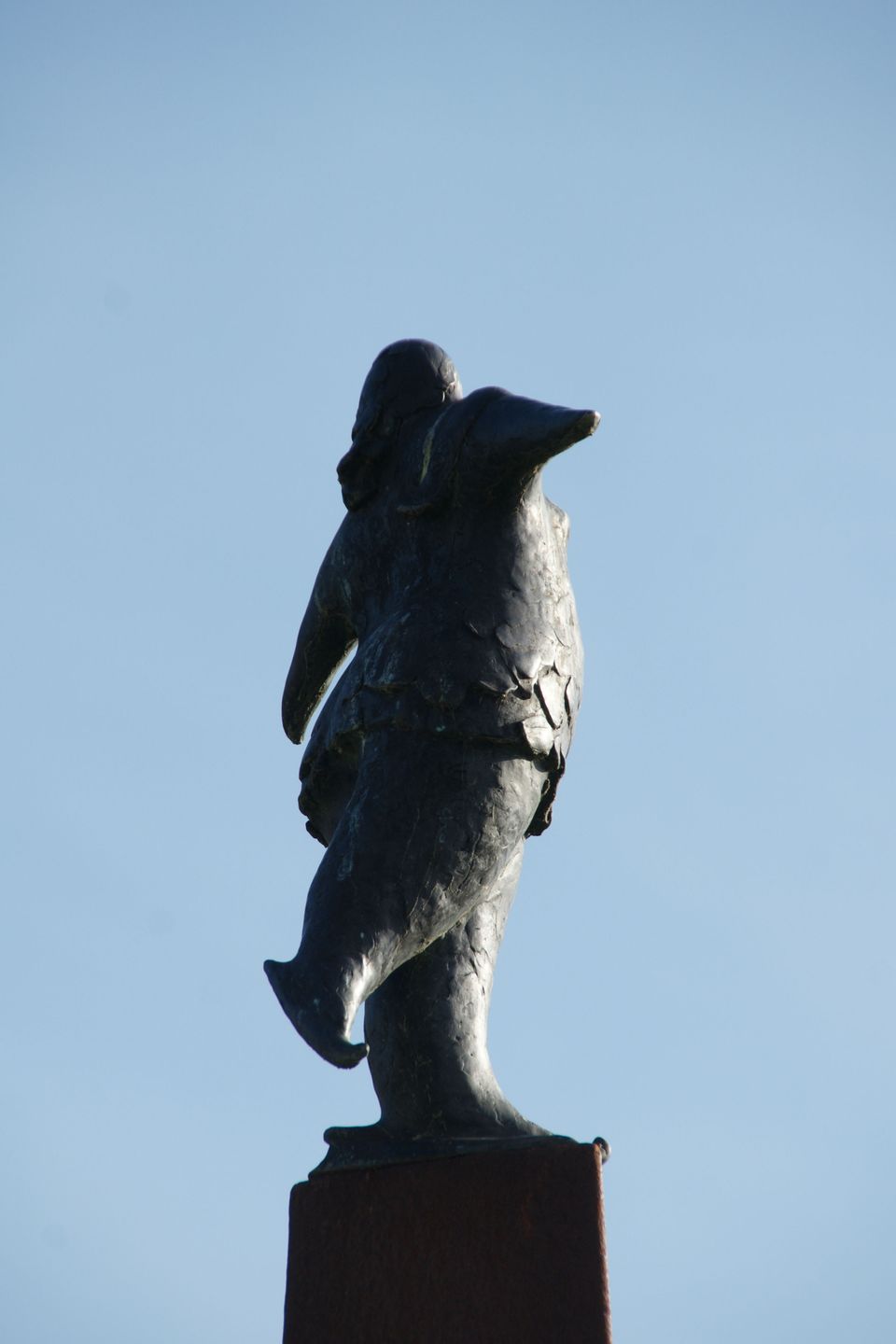 Elfstedentocht beeld Aukje in Bolsward