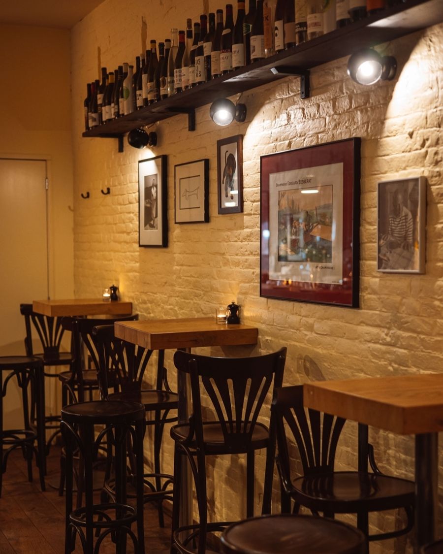 Interieur restaurant Bar Berta