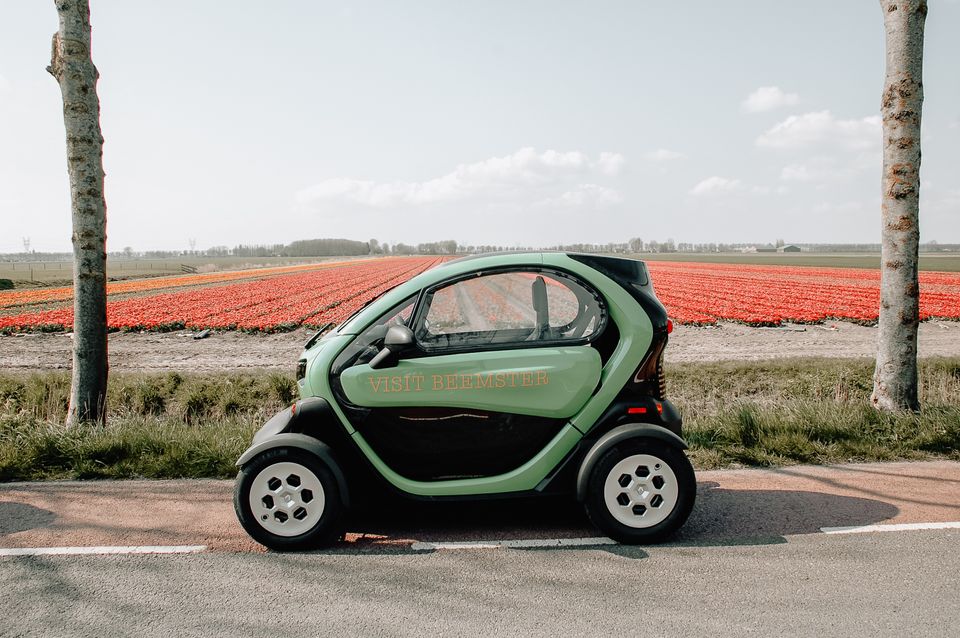 Twizy tulpenvelden Laag Holland