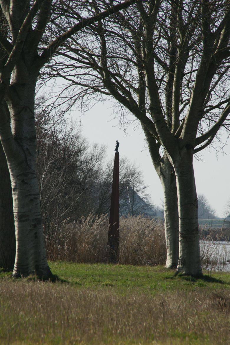 Elfstedentocht beeld Aukje in Workum