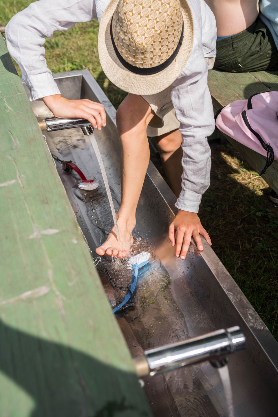 Blote voeten pad bij Buitenplaats Kameryck 6