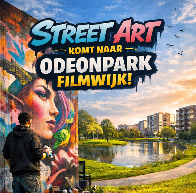 Street art Odeonpark Filmwijk