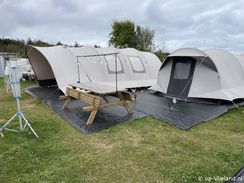 4 persoons tent op vak Blauw, camping  