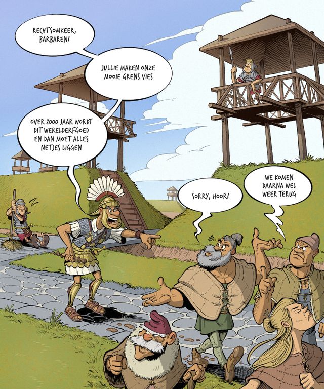 Romeinse Limes stripverhaal