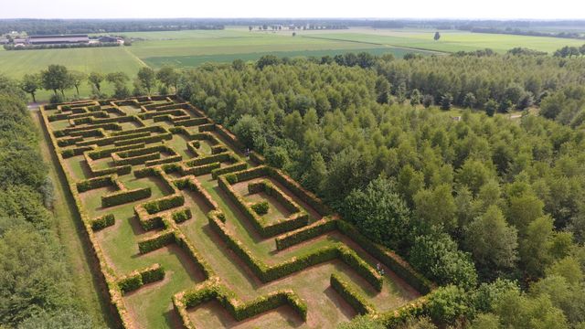 Doolhof bovenaanzicht