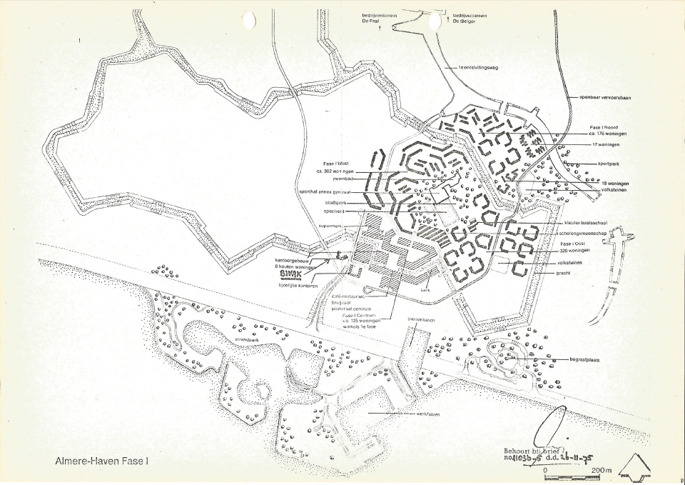 Stadstekening Almere Haven