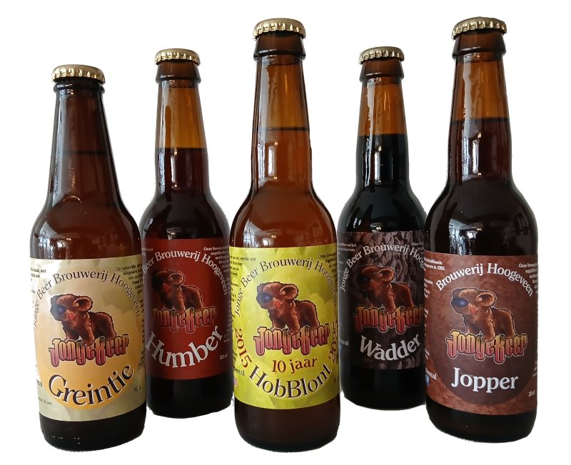 Bierflesjes Jonge Beer Brouweirj