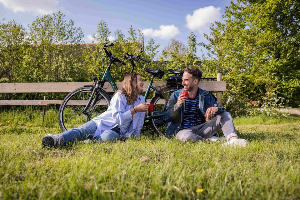 Zomerse foto op kleedje in friesland