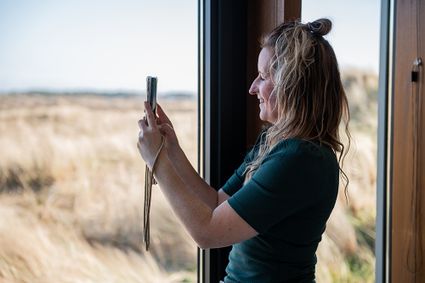Lydia Annema op vakantie