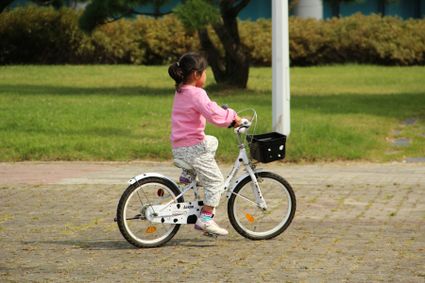Kind op fiets