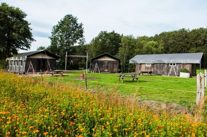 GroupGlamping is a great place for back-to-basics camping, without bringing your own tent!