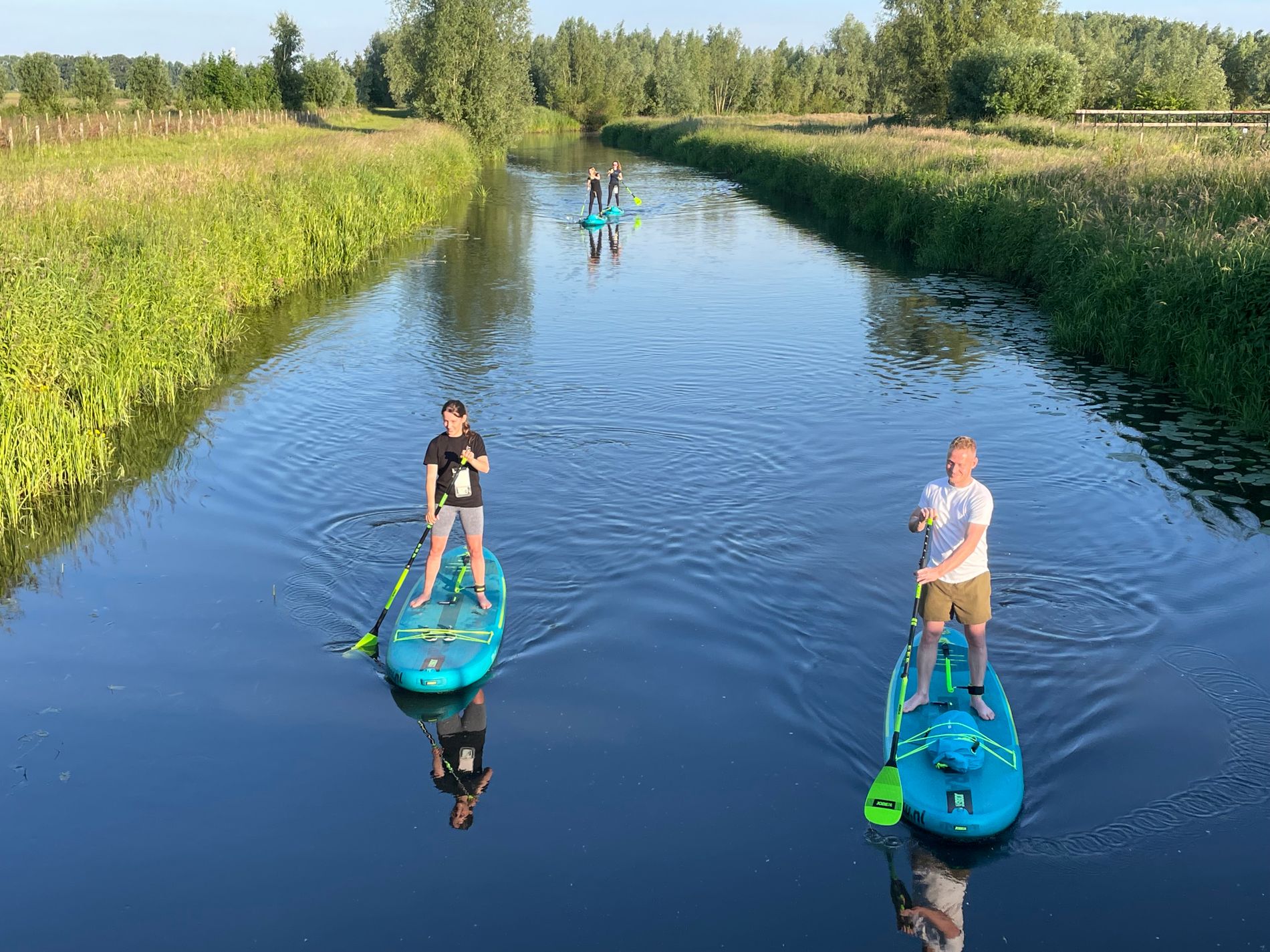 Suppen op de Aa bij Kasteel Heeswijk in Heeswijk-Dinther